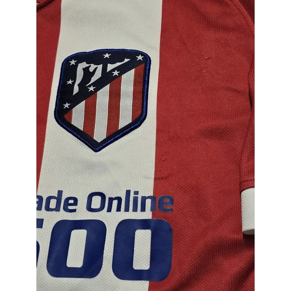 2017 Atletico Madrid‎ Home Football Shirt #11 Camilo Jersey Nike Mens S